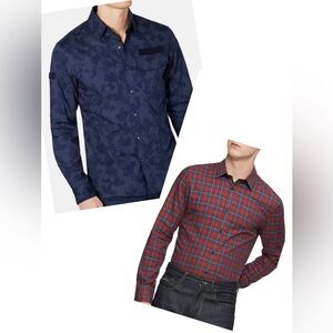 Michael Kors Calvin Klein Slim-Fit Button Down Bundle  Small NWT